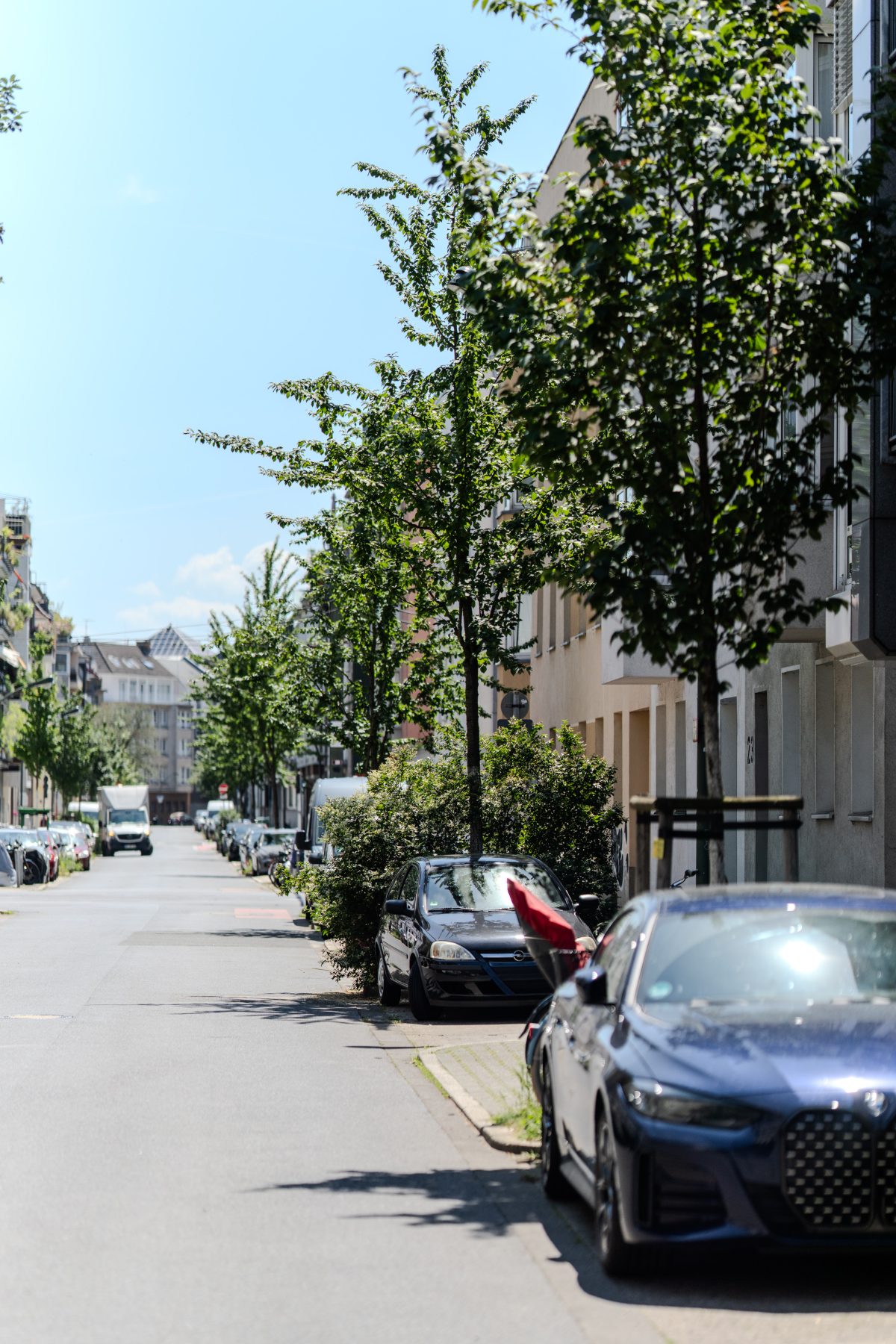 Ruhige Straße in Pempelfort